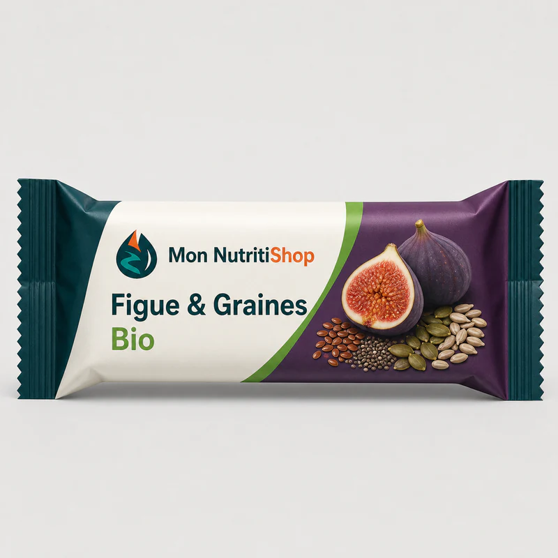 Barre Figue & Graines Bio Mon NutritiShop